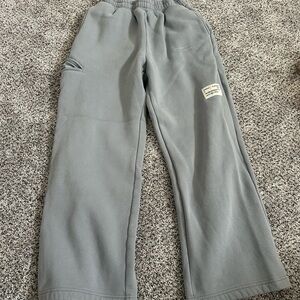 Gray Blue Sweat Bottoms